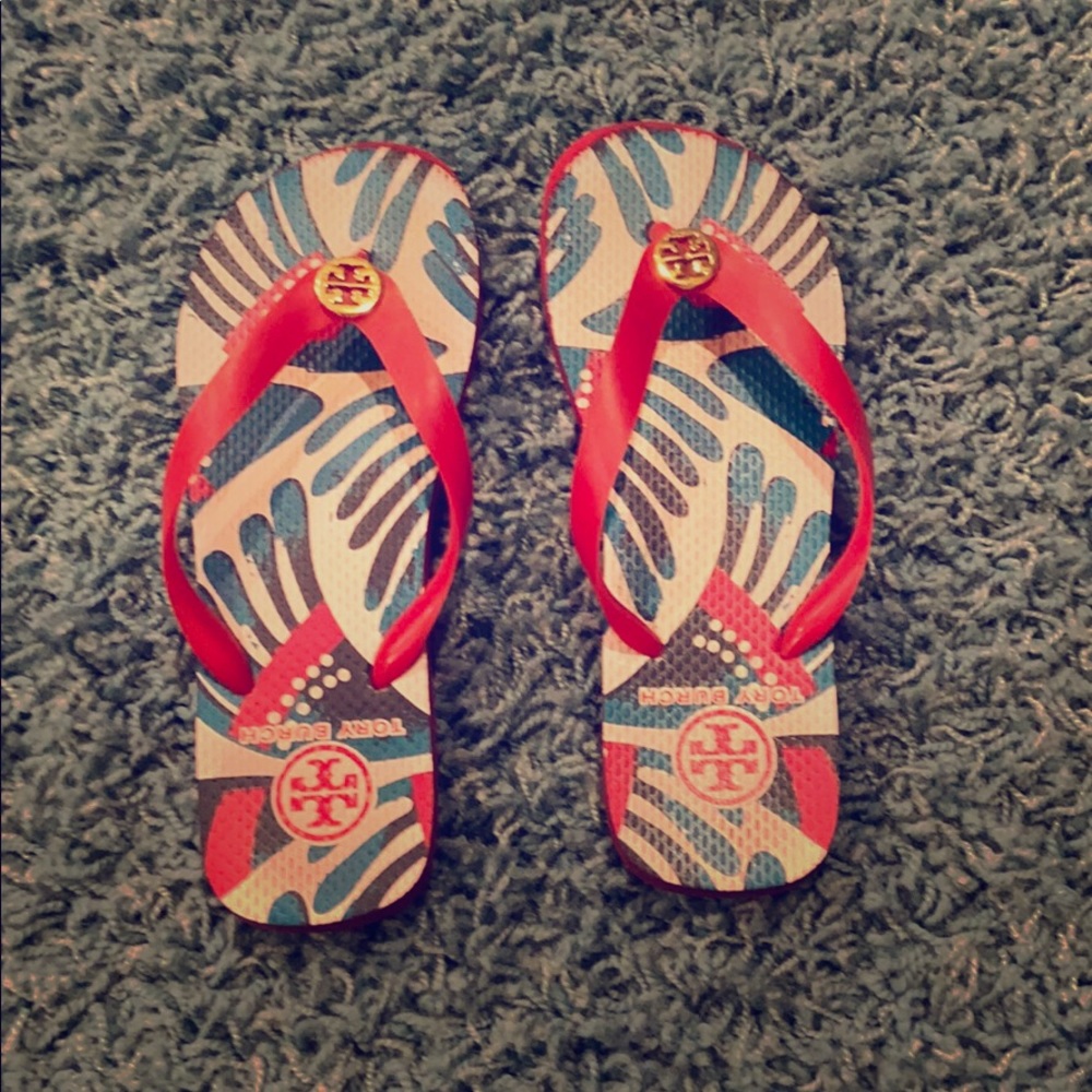 Tory Burch flip flops size 7